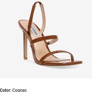 Steve Madden cognac heel